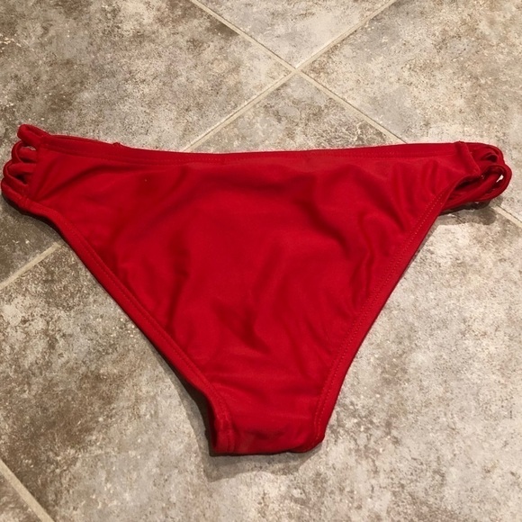 🆕 Sexy strappy red hipster bikini bottoms … - Picture 6 of 11